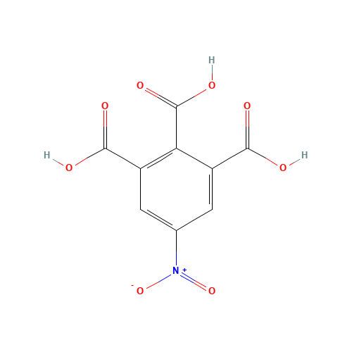3807-81-6 5-Nitro-1,2,3-benzenetricarboxylic acid chemical structure