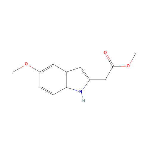 27798-66-9 Methyl-5-methoxyindole-2-acetate chemical structure