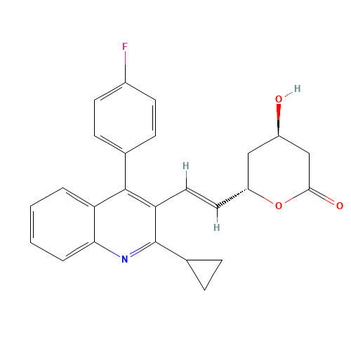 141750-63-2 PITAVASTATIN LACTONE chemical structure