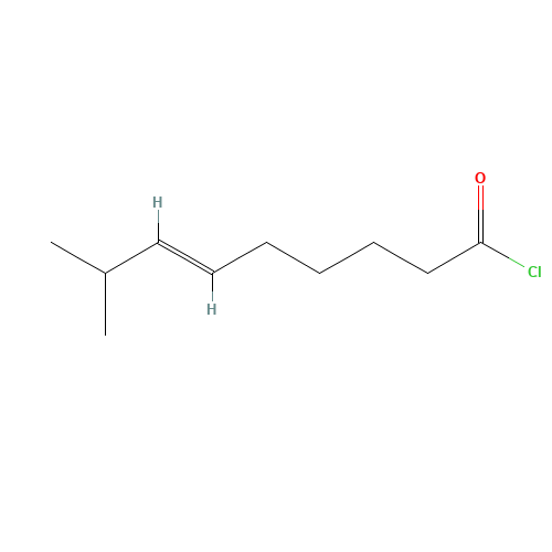 95636-02-5 TRANS-8-METHYL-6-NONENOYL CHLORIDE chemical structure
