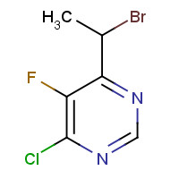 188416-28-6 6-(1-Bromoethyl)-4-chloro-5-fluoropyrimidine chemical structure