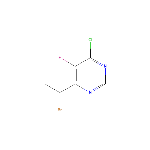 188416-28-6 6-(1-Bromoethyl)-4-chloro-5-fluoropyrimidine chemical structure