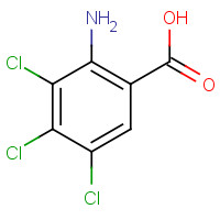 50419-72-2 2-Amino-3,4,5-trichlorobenzoic acid chemical structure