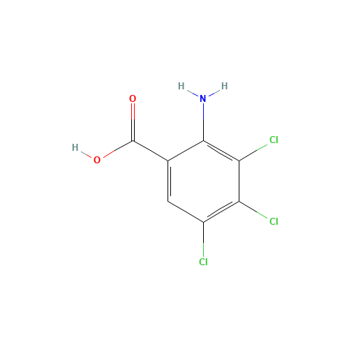 50419-72-2 2-Amino-3,4,5-trichlorobenzoic acid chemical structure