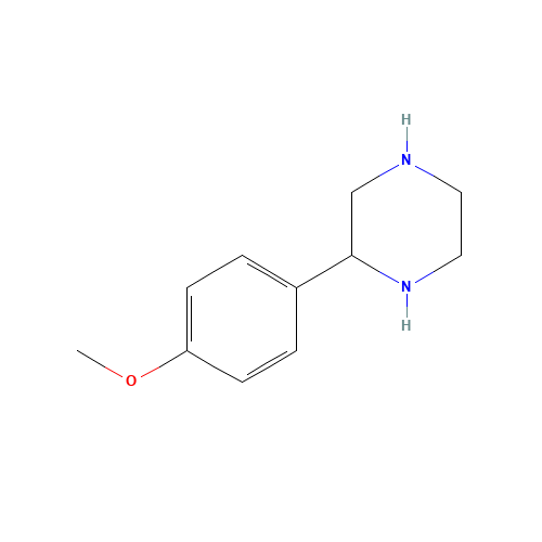 91517-26-9 2-(4-METHOXY-PHENYL)-PIPERAZINE chemical structure