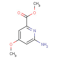 100377-55-7 methyl 6-amino-4-methoxypicolinate chemical structure