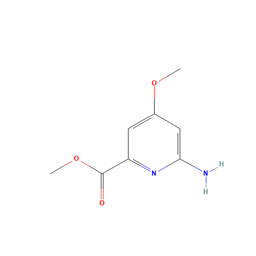 100377-55-7 methyl 6-amino-4-methoxypicolinate chemical structure