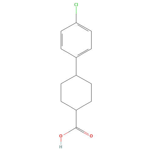49708-81-8 4-(4-Chlorophenyl)cyclohexanecarboxylic acid chemical structure