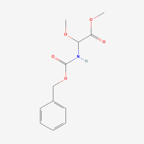 58237-86-8 Methyl ((benzyloxycarbonyl)amino)(methoxy)acetate chemical structure