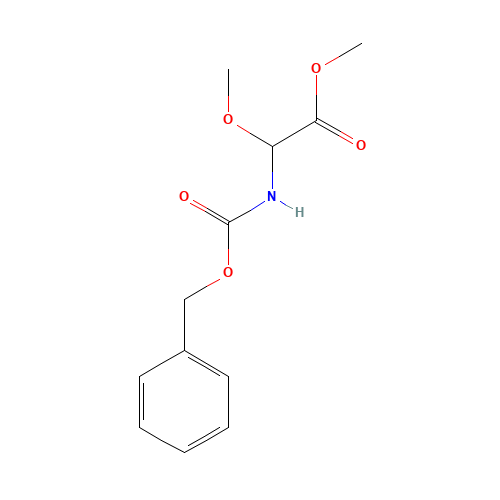 58237-86-8 Methyl ((benzyloxycarbonyl)amino)(methoxy)acetate chemical structure