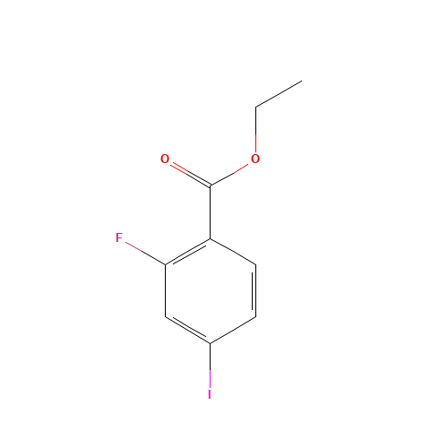 205750-82-9 ethyl 2-fluoro-4-iodobenzoate chemical structure