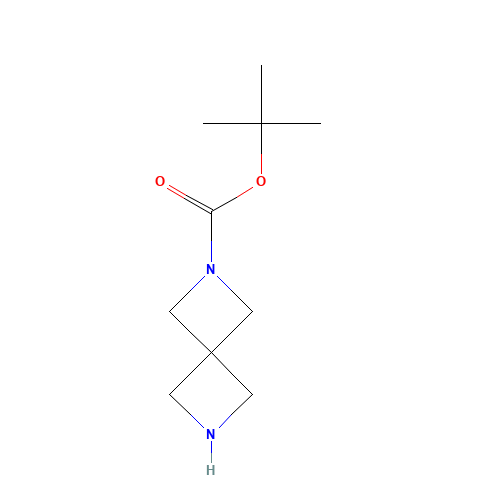 1041026-70-3 TERT-BUTYL 2,6-DIAZASPIRO[3.3]HEPTANE-2-CARBOXYLATE chemical structure