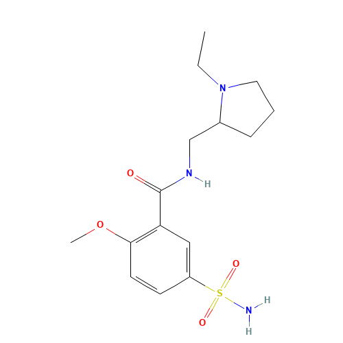 15676-16-1 Sulpiride chemical structure