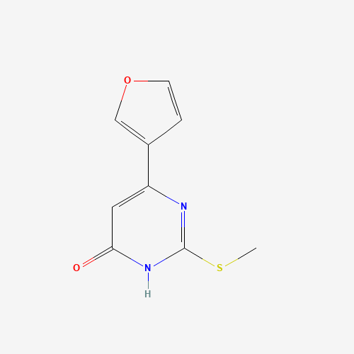 1184914-40-6 6-(furan-3-yl)-2-(methylthio)pyrimidin-4(3H)-one chemical structure