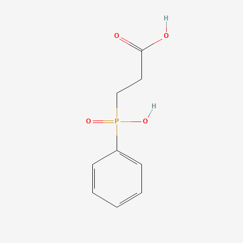 14657-64-8 3-Hydroxyphenylphosphinyl-propanoic acid chemical structure
