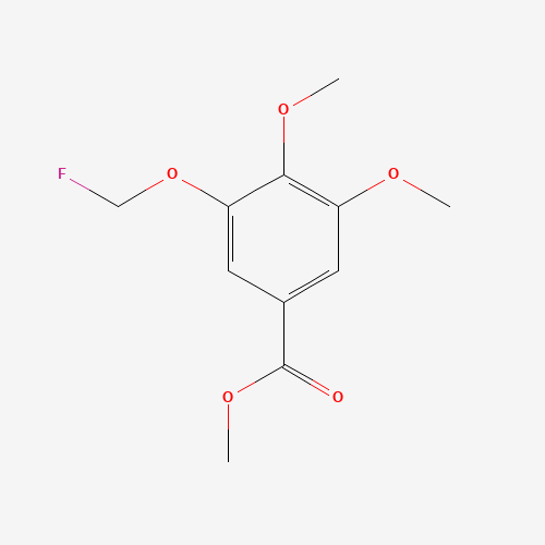 864684-84-4 3-FLUOROMETHOXY-4,5-DIMETHOXY-BENZOIC ACID METHYL ESTER chemical structure