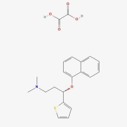 132335-47-8 S-(+)-N,N-Dimethyl-3-(1-naphthoxy)-3-(2-thienyl)-1-propylamine oxalate chemical structure