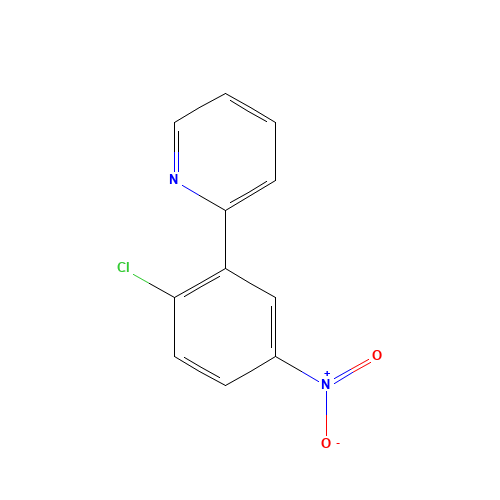 879088-40-1 2-(2-chloro-5-nitrophenyl)pyridine chemical structure