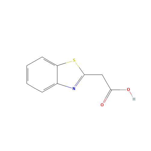 29182-45-4 2-Benzothiazoleacetic acid chemical structure