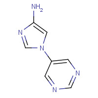 1184914-11-1 1-(pyrimidin-5-yl)-1H-imidazol-4-amine chemical structure