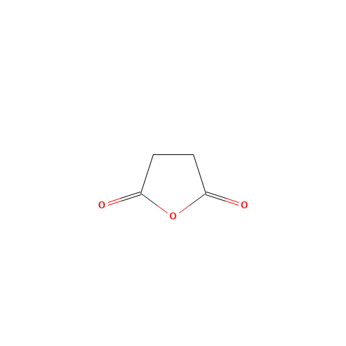 108-30-5 Succinic anhydride chemical structure