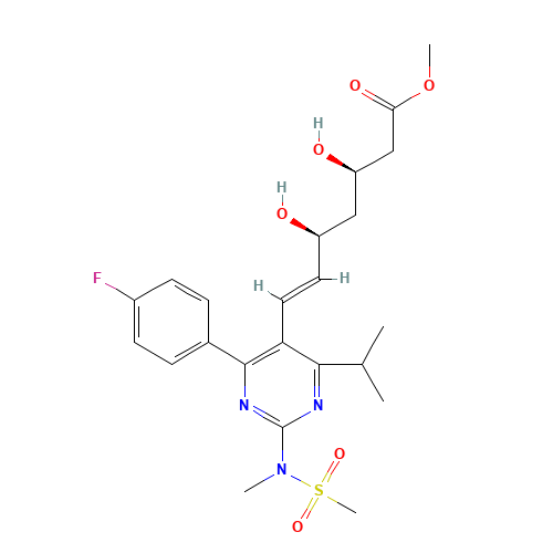 147118-40-9 Rosuvastatin methyl ester chemical structure