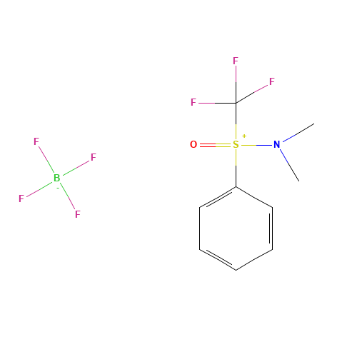 1046786-08-6 [(Oxido)phenyl(trifluoromethyl)-lambda4-sulfanylidene]dimethylammonium Tetrafluoroborate chemical structure