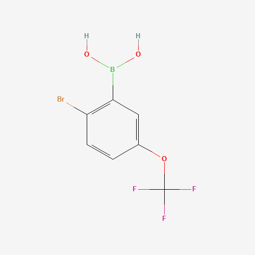 957034-55-8 2-Bromo-5-(trifluoromethoxy)phenylboronic acid chemical structure