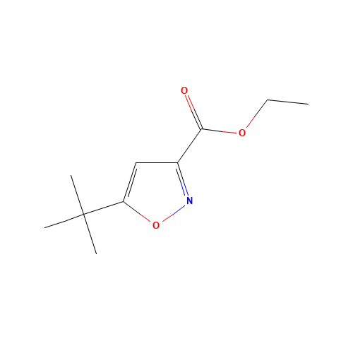 91252-54-9 ETHYL 5-TERT-BUTYLISOXAZOLE-3-CARBOXYLATE chemical structure