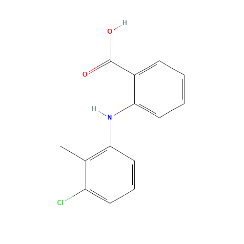 13710-19-5 N-(3-Chloro-ortho-tolyl) anthranilic acid chemical structure