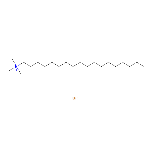 1120-02-1 Octadecy trimethyl ammonium bromide chemical structure