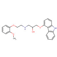 72956-09-03 Carvedilol chemical structure