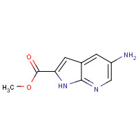 952182-18-2 methyl 5-amino-1H-pyrrolo[2,3-b]pyridine-2-carboxylate chemical structure