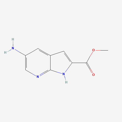 952182-18-2 methyl 5-amino-1H-pyrrolo[2,3-b]pyridine-2-carboxylate chemical structure