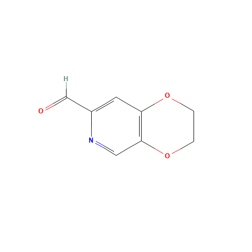 443955-90-6 2,3-DIHYDRO[1,4]DIOXINO[2,3-C]PYRIDINE-7-CARBALDEHYDE chemical structure