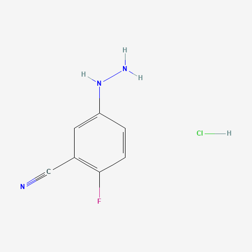 280120-91-4 3-CYANO-4-FLUOROPHENYLHYDRAZINE HCL chemical structure
