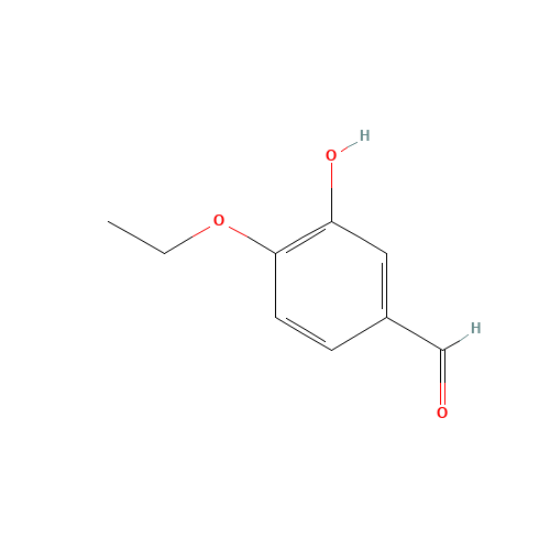 2539-53-9 4-ethoxy-3-hydroxybenzaldehyde chemical structure