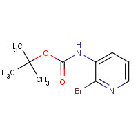 116026-98-3 (2-BROMO-PYRIDIN-3-YL)-CARBAMIC ACID TERT-BUTYL ESTER chemical structure