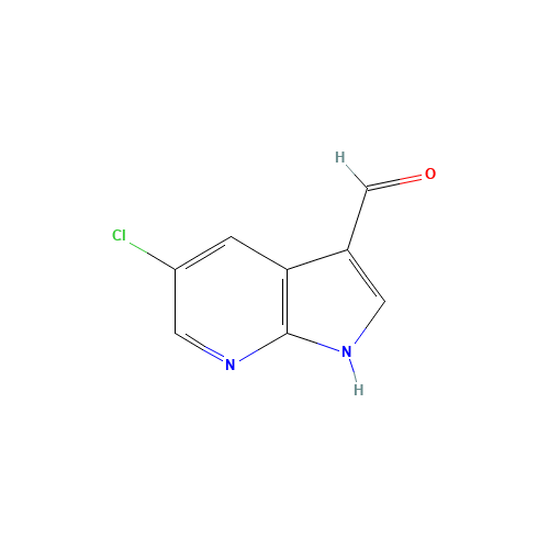 954112-61-9 5-Chloro-7-azaindole-3-carboxaldehyde chemical structure