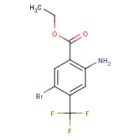 1131587-99-9 Ethyl 2-amino-5-bromo-4-(trifluoromethyl)benzoate chemical structure