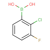871329-52-1 2-Chloro-3-fluorophenylboronic acid chemical structure