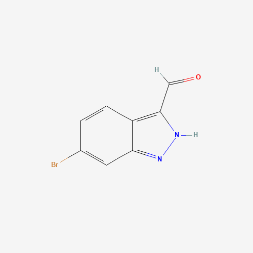 885271-72-7 6-BROMO-1H-INDAZOLE-3-CARBALDEHYDE chemical structure