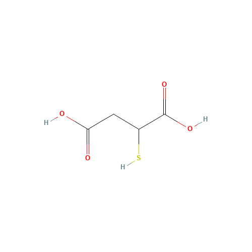 70-49-5 Mercaptosuccinic acid chemical structure