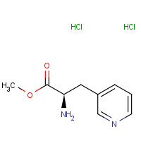 197088-84-9 (R)-2-AMINO-3-PYRIDIN-3-YL-PROPIONIC ACID METHYL ESTER 2 HCL chemical structure