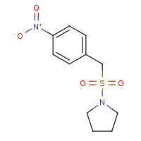 340041-91-0 1-[[(4-Nitrophenyl)methyl]sulfonyl]-pyrrolidine chemical structure