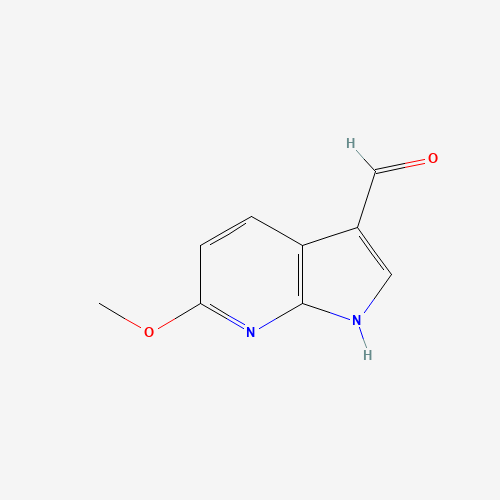 944900-73-6 6-methoxy-1H-pyrrolo[2,3-b]pyridine-3-carbaldehyde chemical structure