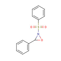 63160-13-4 3-PHENYL-2-(PHENYLSULFONYL)-1,2-OXAZIRIDINE chemical structure