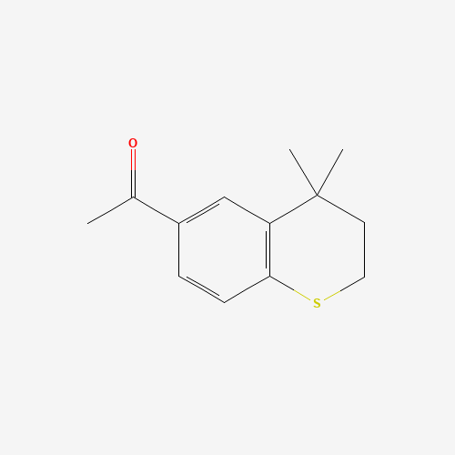 88579-23-1 6-Acetyl-4,4-dimethylthio-chroman chemical structure