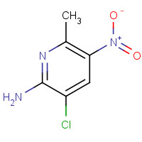 56960-81-7 2-AMINO-3-CHLORO-5-NITRO-6-PICOLINE chemical structure