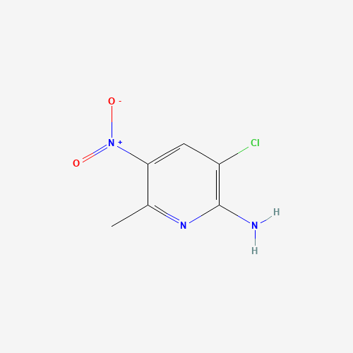 56960-81-7 2-AMINO-3-CHLORO-5-NITRO-6-PICOLINE chemical structure